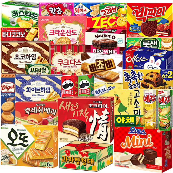 사무실간식 대용량 종합선물 과자세트, 1세트, 대용량28종세트