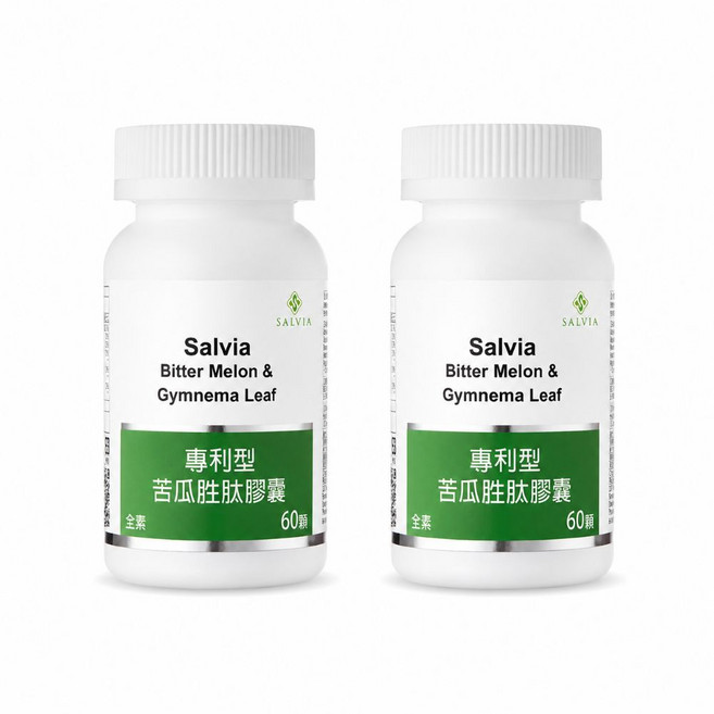 Salvia 專利型苦瓜胜肽膠囊, 2個, 60顆