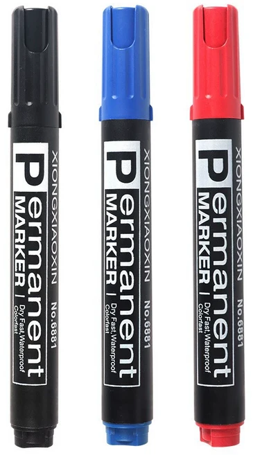 소소마켓 방수 유성 마커팬 블루, 10개, 1개