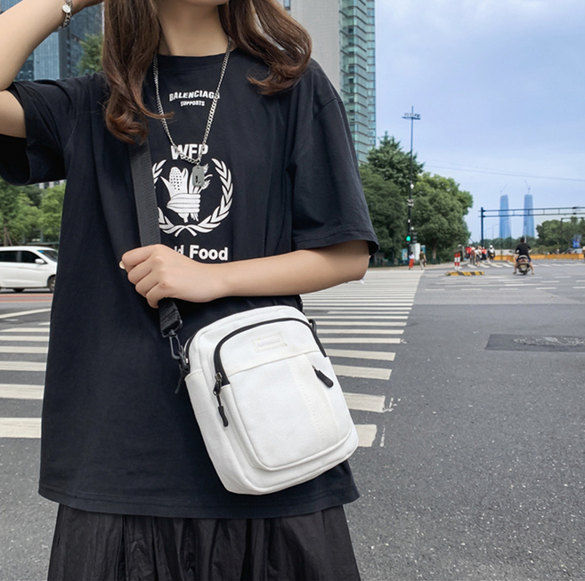 보슈 여성 남성 학생 미니 크로스백 여행용 휴대폰 가방 B1-17