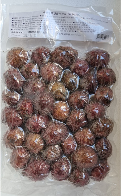 [대영] 열대과일 리치 1kg + 람부탄 1kg 총 2kg (냉동)