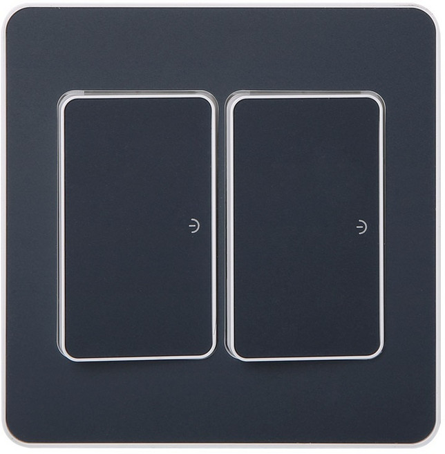 디아트 8P 2구 전등 스위치 + TV 3방 단자 매립형 콘센트 5개입 [BOM680], 1개