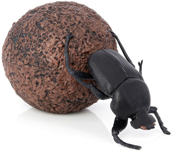 제트피규어 소똥구리 곤충 피규어 장난감 모형, 1개