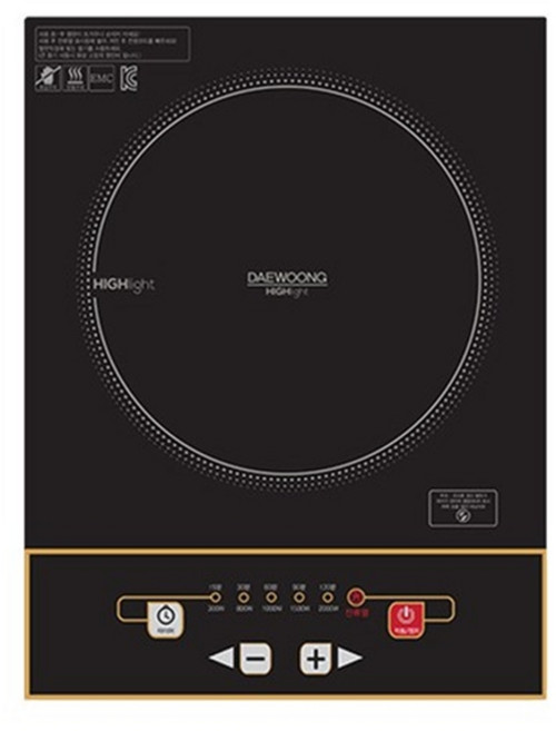 대웅 세라믹 하이라이트 1구, DW-Eh102, 일반형