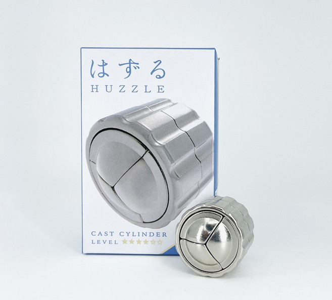 하나야마 캐스트 퍼즐 하즈루 중급 4단계 실린더 Cylinder, 1개, 혼합색상, 5피스