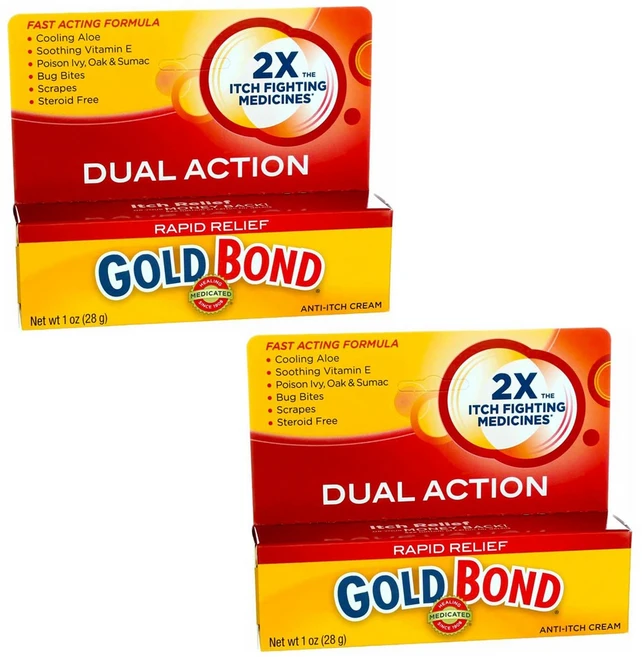 2개세트 Gold Bond 골드 본드 맥시멈 스트렝스 안티 잇치 크림 28g Maximum Relief Anti-Itch Cream, 2개 - 쿠팡