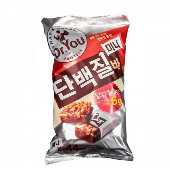 수입식자재 오리온 프로틴바 미니 단백질바 594g 수입식재료, 1개 - 쿠팡