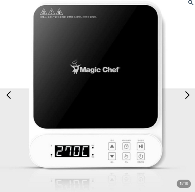 매직쉐프 1구 인덕션 식탁용 전기레인지 1인 미니 전기렌지 자취생 원룸, 일반형