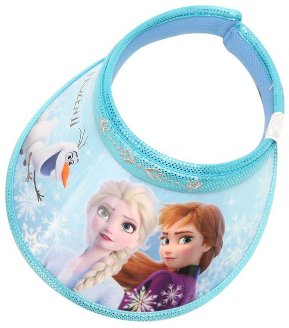 나린키즈 겨울왕국2 오로라 썬캡 유아동 어린이 핀캡 햇빛가리개 썬바이저