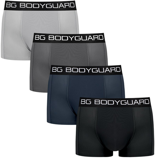 보디가드 남성용 퀵드라이 스포츠 드로즈 팬티 4종세트