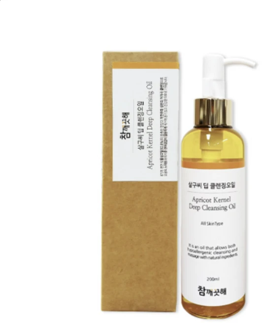 참깨끗해 살구씨 클렌징오일 200ml, 1개 - 쿠팡