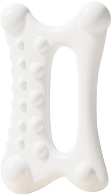 데일리퍼블릭 얼굴 바디 림프 괄사 마사지기 도구, 화이트, 1개