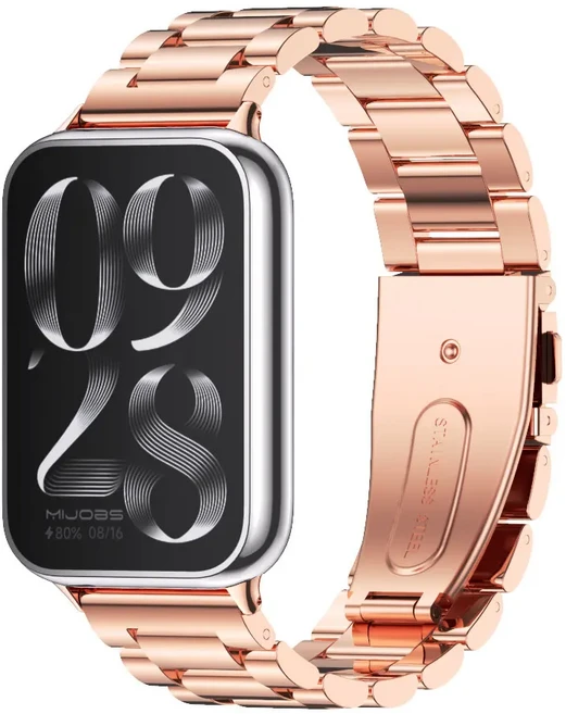 미밴드 9 프로 스마트 팔찌 시계줄 8 워치 6 5 4용, 01 CHINA, 05 Rose Gold 3, 01 Mi 9 Pro Mi8 Pro