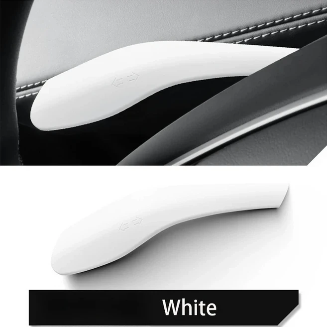 쿠쿠스토어 테슬라 모델 3 하이랜드 Y 주니퍼 2025 기어 변속 커버 스티어링 핸들 보호 시프터 쉘 노브, 02 White