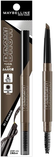 MAYBELLINE 메이블린 아이브로우 블로우 파우더 인 펜슬 N BR-2, BR-1 자연스러운 진한 갈색, 1개 - 쿠팡