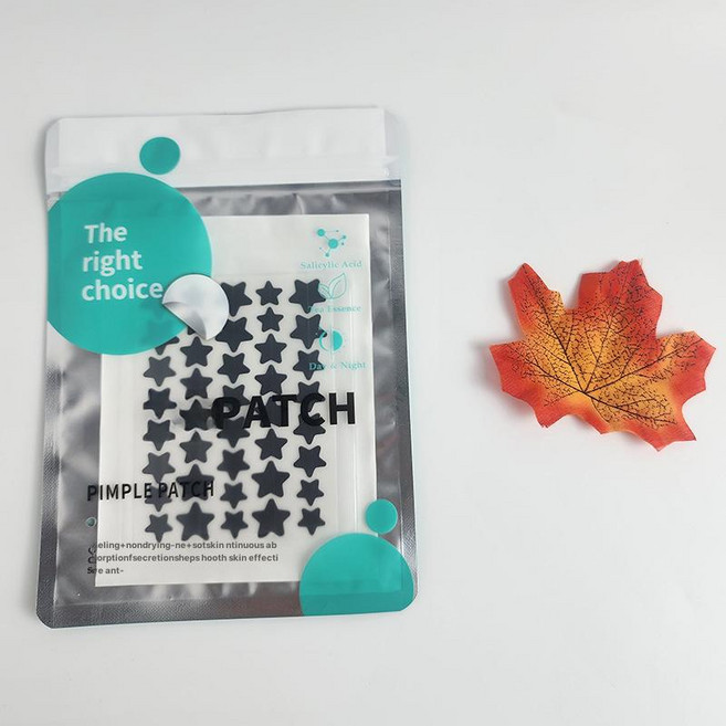 별 여드름 패치 대용량 패치 트러블 스티커, 1개, 블랙 40개