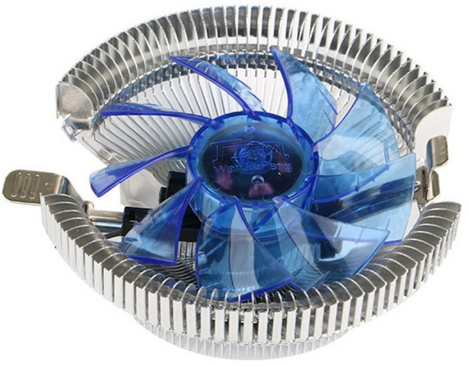 JYXX WONDERFUL CPU 散熱器 高效靜音 85mm 風扇 RGB 燈效, 鋁製, 1個, 液壓靜音CPU風扇
