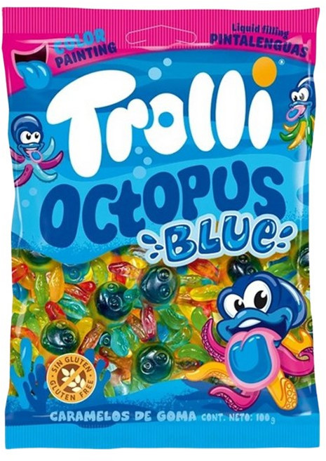 트롤리 옥토퍼스 블루, 17개, 100g