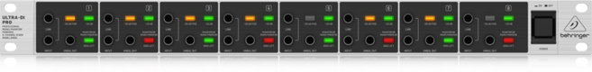 베링거 DI800 V2 액티브 8채널 다이렉트 DI 박스