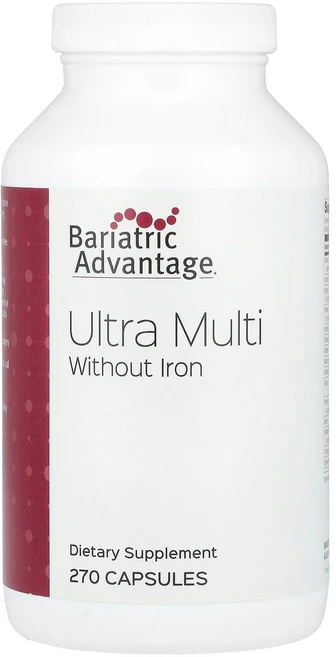 Bariatric Advantage 울트라 멀티 철분 무함유 캡슐 270정 Advantage (베리아트릭 어드밴티지), 1개 - 쿠팡