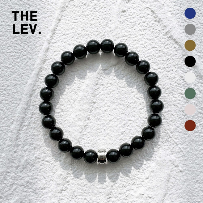 레브클래식 남자팔찌 남자 여자 론델 천연석 원석 팔찌 커플 우정 아이템 레이어드