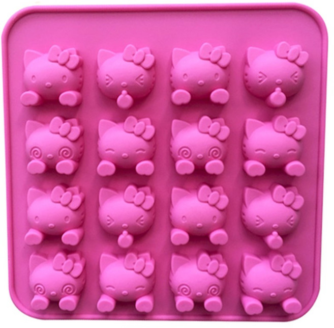 미니 키티 표정 몰드 [16구], 1개