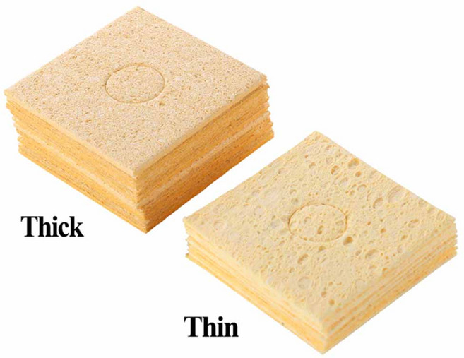 납땜스폰지 인두 솔더 팁 청소 클리너 땜질 거치대, THICK BL08979, 1개