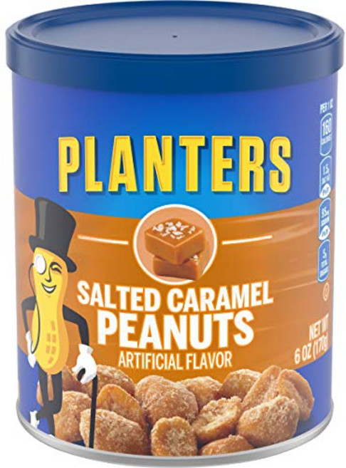플랜터스 솔티드 카라멜 맛 땅콩 (170 그램 병) Planters Salted Caramel Flavored Peanuts (6 oz Jar)