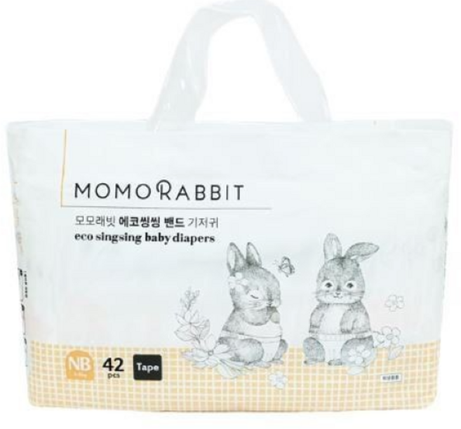 모모래빗 에코씽씽 밴드형 기저귀 아동공용, 신생아용(NB), 42매