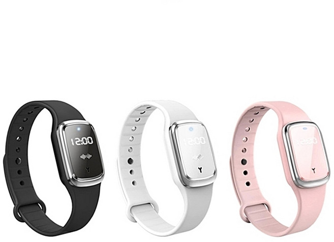 모기시루 모기 전자파밴드 시계겸용 핑크-낚시 캠핑