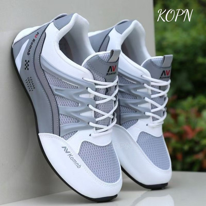 KOPN 여름 캐주얼 운동화 패션 통기 가볍고 도보 내마모성 등산 아웃도어 남성화
