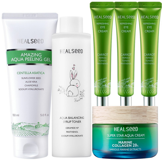 [미백 주름개선] 힐시드 기초 스킨케어 6종세트, 1세트