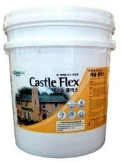 캐슬플렉스 스타코 내외부 벽체 크랙방지 탄성마감재 25kg, CF 106, 화인, 1개