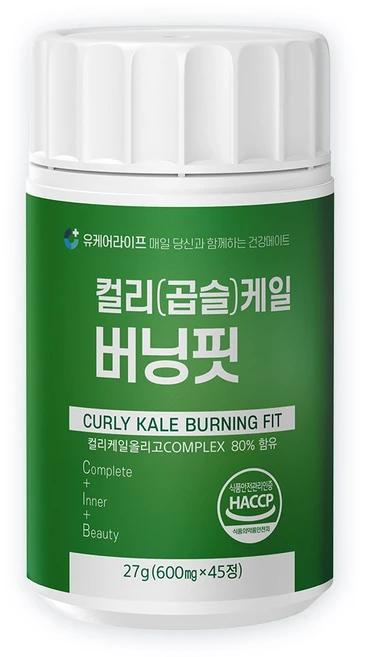컬리케일 곱슬케일 버닝핏, 1개, 45정 - 쿠팡