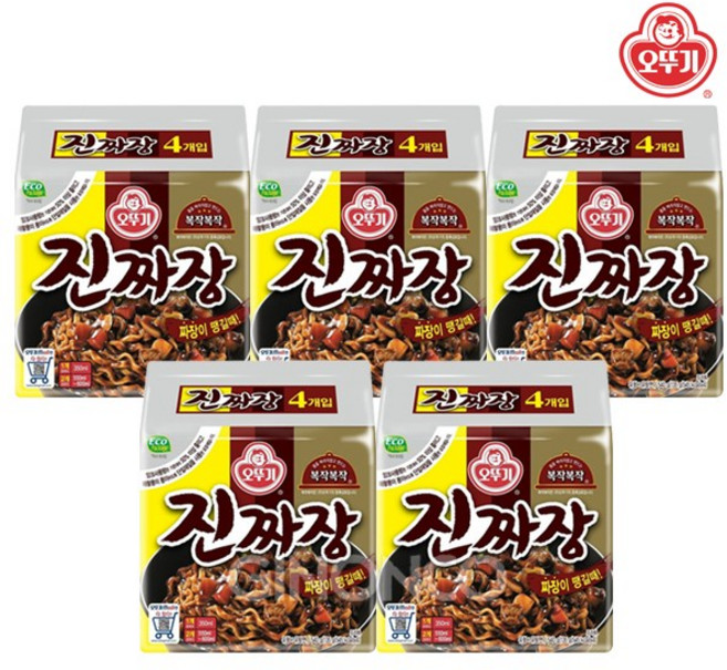 오뚜기 진짜장 135g (4입), 5개