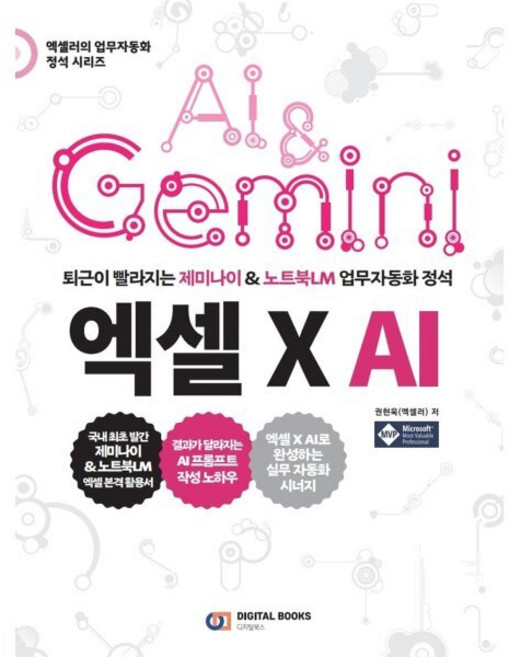 퇴근이 빨라지는 제미나이 & 노트북LM 업무 자동화 정석, 디지털북스, 권현욱 저