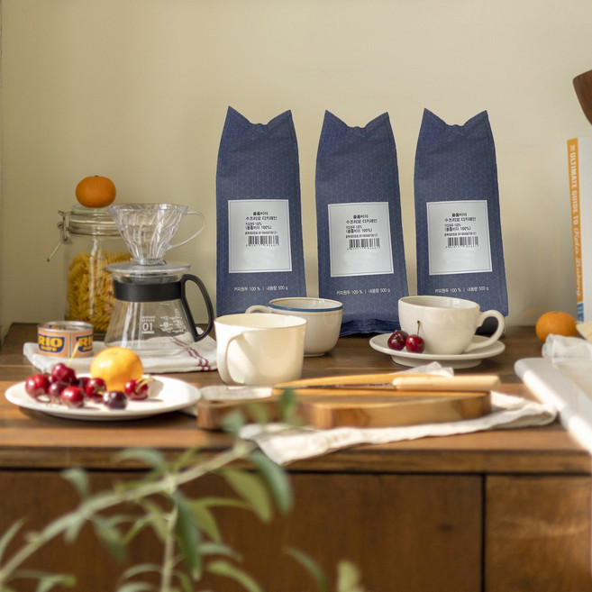 [AK분당점] [미센토] 커피루소 수프리모 디카페인 원두커피 500g, -, 1개, 1개