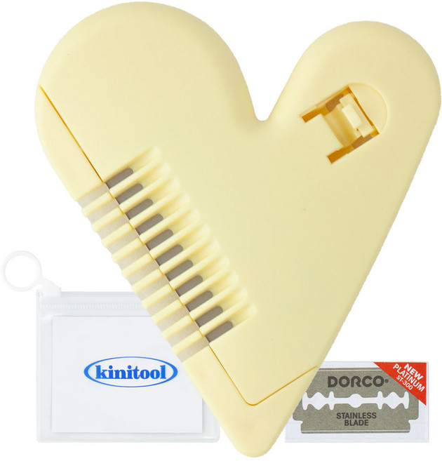 키니툴 언더헤어 커팅빗 Y존 제모기, 1개, 1개입, 레몬