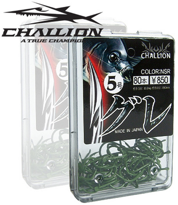 카쿠쯔리 레이드구레 벵에돔 덕용바늘 그린 뱅어돔바늘 바다낚시바늘, 80개입, 1개