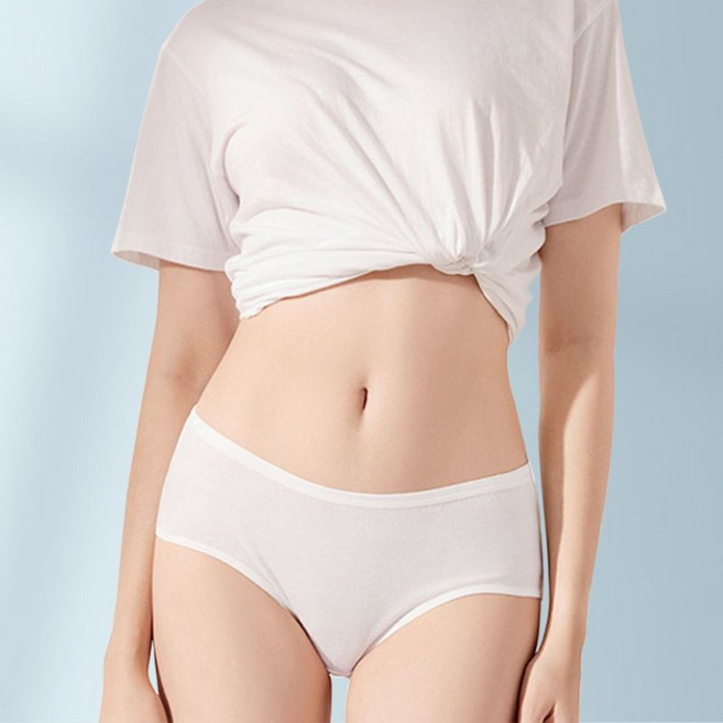 차차쿠바 여성 일회용 팬티 멸균 생리팬티 순면 100% 10p 여행용