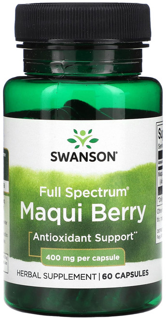 몸관리하세요 겨울입니다 Swanson 풀 스펙트럼 마키 베리 400mg 캡슐 60정 특별관리진행, Swanson풀스펙트럼마키베리400mg캡슐60정