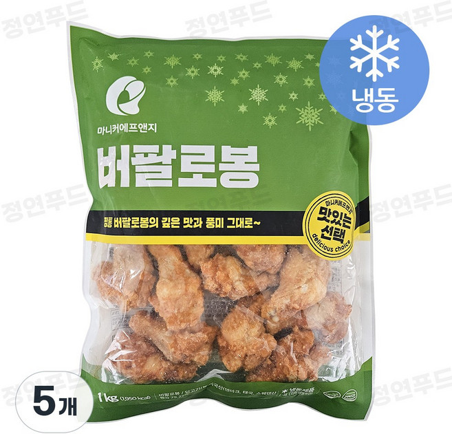 마니커에프앤지 버팔로봉, 1kg, 5개