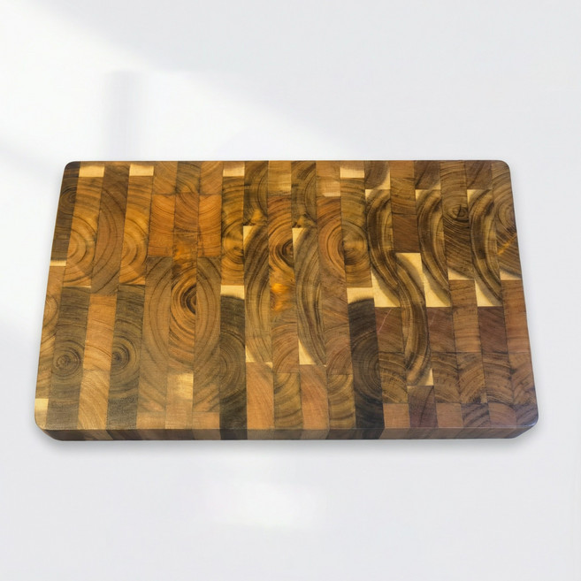 ANYOU 나무도마 엔드그레인도마 도마추천 고급스러운 원목도마, 1개, 혼합색상