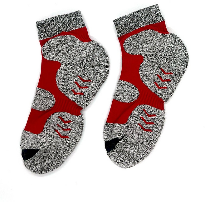 Alio Moon 吸濕排汗加厚運動襪 - (TM0001), 紅, 1個