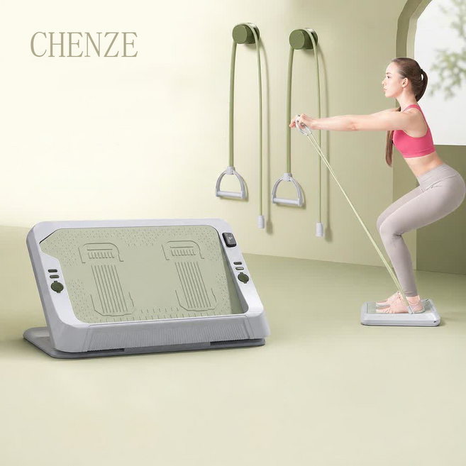 CHENZE 스트레칭보드 종아리스트레칭보드 종아리스트레칭 홈트 다리운동 기구, 녹색