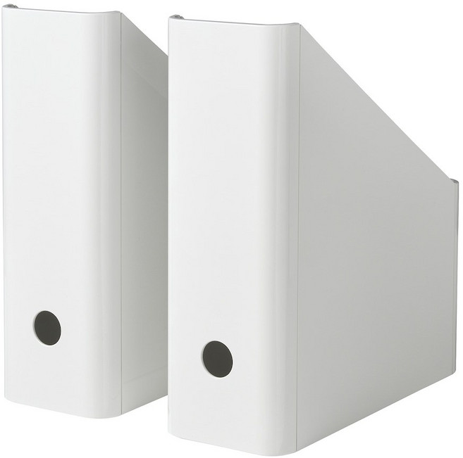 이케아 KUGGIS 쿠기스 파일꽂이 문서 서류 파일 화일 책 서재 정리 2p, 쿠기스 파일꽂이 2p