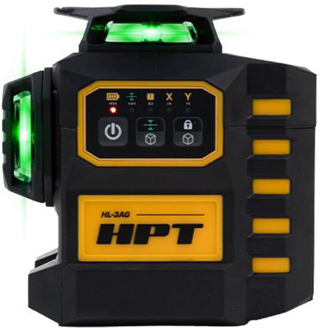 HPT 전자식 그린 레이저레벨기 HL-3AG, 1개