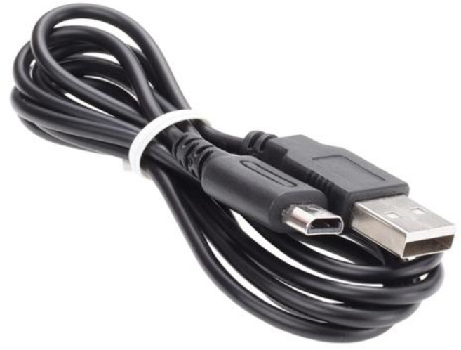 NDSL USB 충전기 전원 케이블 라인 충전 코드 와이어 닌텐도 DS 라이트용 12m 블랙 10 개, 1) Black, 검정색