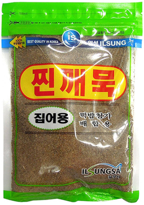 일성 찐깨묵 떡밥 첨가용 집어제 민물낚시 붕어 미끼, 1개