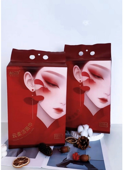 柚羽雲柔．600g 巨無霸 160抽 抽取式洗臉巾, 1個, 吸水性好/不掉毛/懸掛式,懸掛式[ 一提160抽 ]真便宜